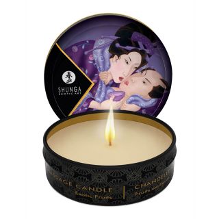 SHUNGA Erotic Art Massage Candle – Libido – Exotic Fruits – 1 oz. / 30 ml