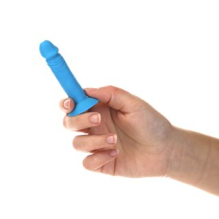 BMS – Addiction – Silly Willy – 3.3” Silicone Dildo – Blue