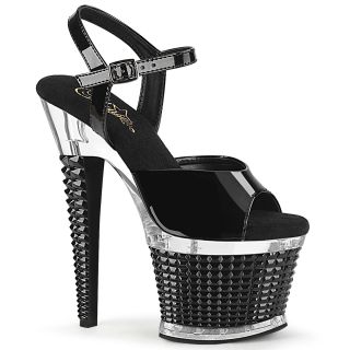 Pleaser - Spectator Platform 7” Heel - Black