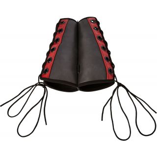 Sportsheets - Bondage Gauntlet Cuffs - Red and Black