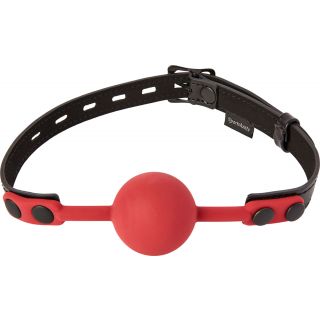 Sportsheets - Silicone Bondage Ball Gag - Oxblood