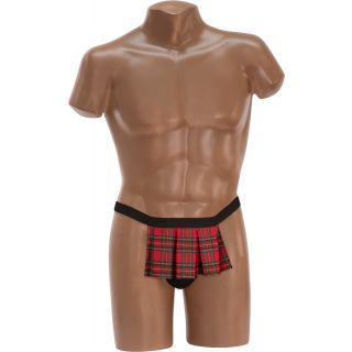 Tartan Kilt Posing Pouch - Red - OS