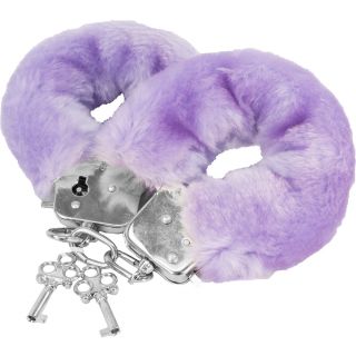 Tender Cuffs - Furry Handcuffs - Purple