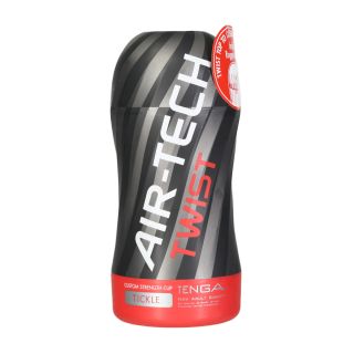 Tenga - Air-Tech Twist Custom Strength Cup Masturbator – Tickle – Red