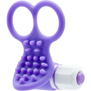 The Finger Sleeve - Bullet Vibrator - Battery Operated - Purple