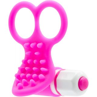 The Finger Sleeve - Bullet Vibrator - Battery Operated - Pink