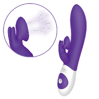 The Rabbit Company Kissing Rabbit Vibrator - Purple