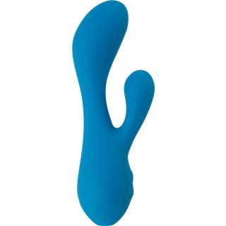BMS - Swan Hug - Squeeze Control Dual Vibrator - Rechargeable - Teal