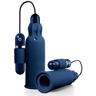 Tremble Stroker Vibrating Masturbator - Blue