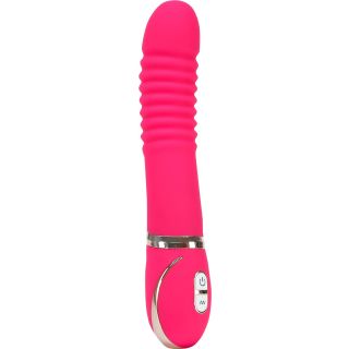 Vibe Couture Pleats Rechargeable Vibrator - Pink