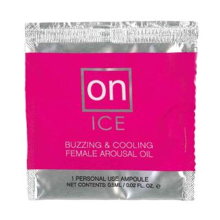 Sensuva – ON - ICE - Buzzing & Cooling Female Arousal Oil – Foil 0.5ml/0.002 fl oz. 