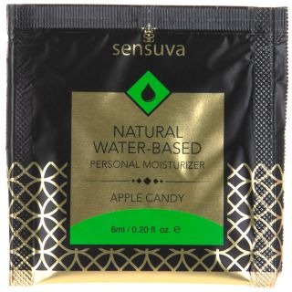 Sensuva – Natural Water-Based – Flavoured Personal Moisturizer - 6ml/0.2oz-Apple Candy