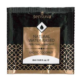 Sensuva – Natural Water-Based Personal Lubricant – Foil 6ml/0.20 fl oz. 