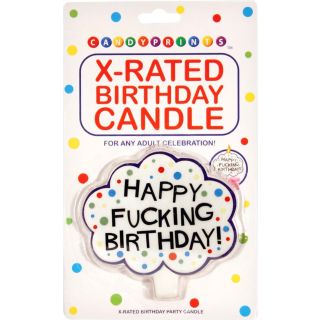 X-rated Candle - Happy Fucking Birthday